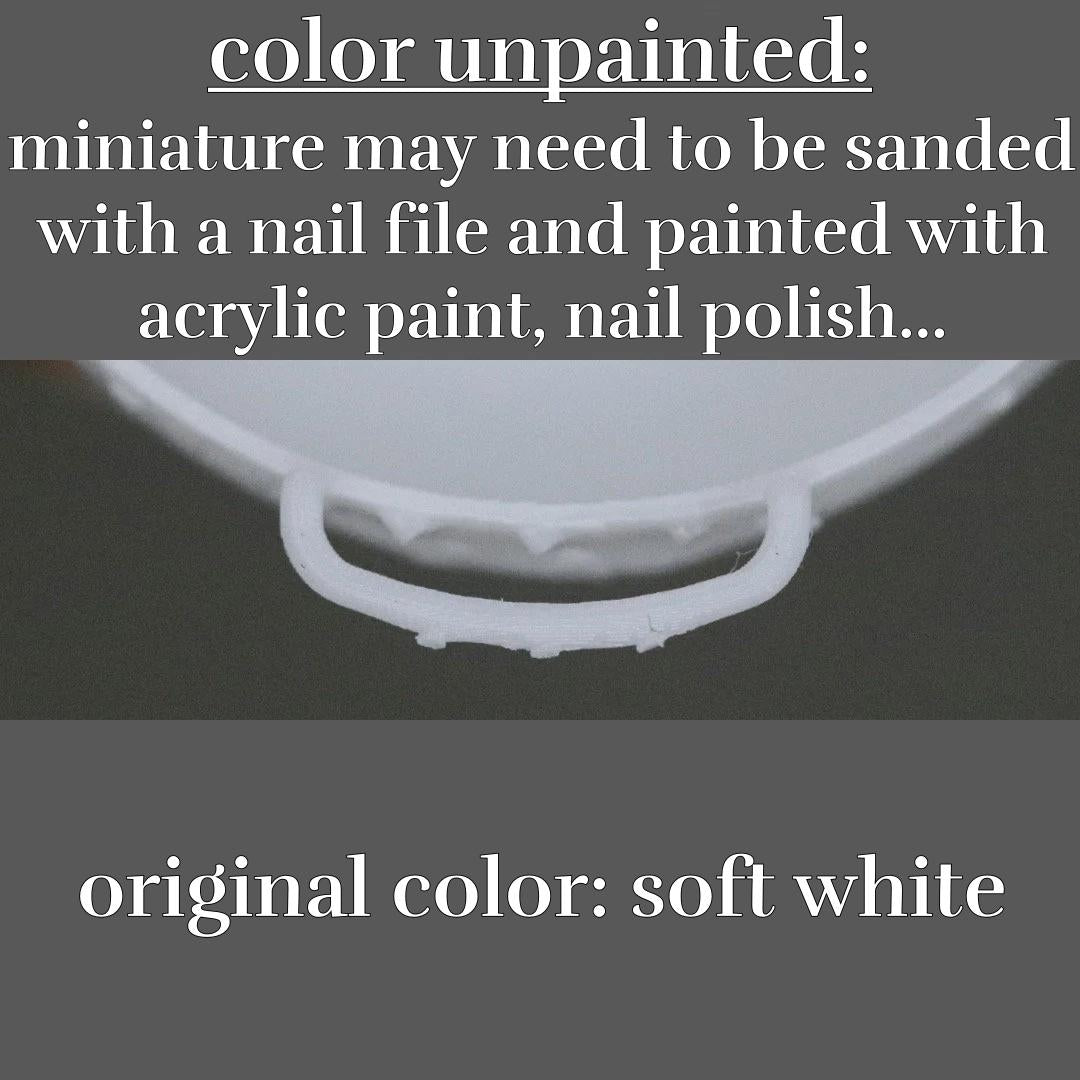 Dollhouse storage jars 1:12 miniature 3d printed