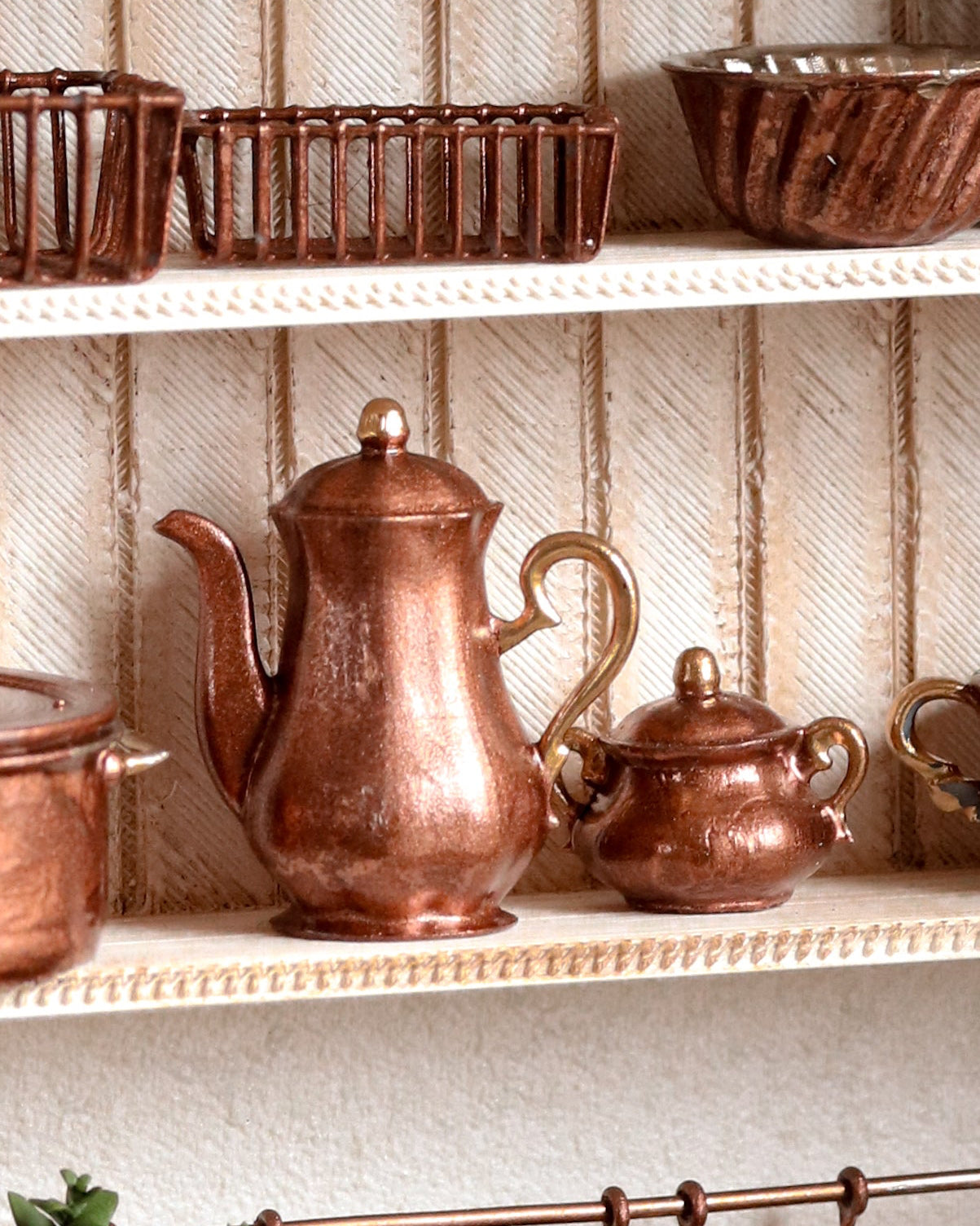 Teekanne und Zuckerdose