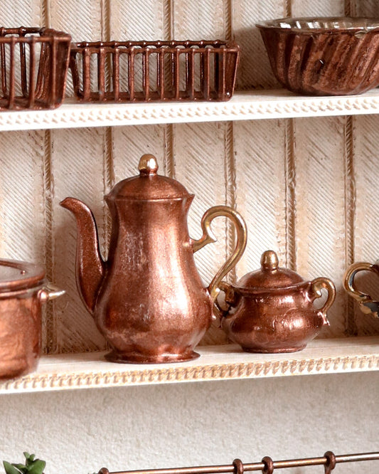 Teekanne und Zuckerdose