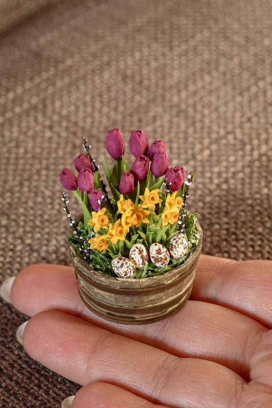 Online Class kit (English) March 17 Easter flowers