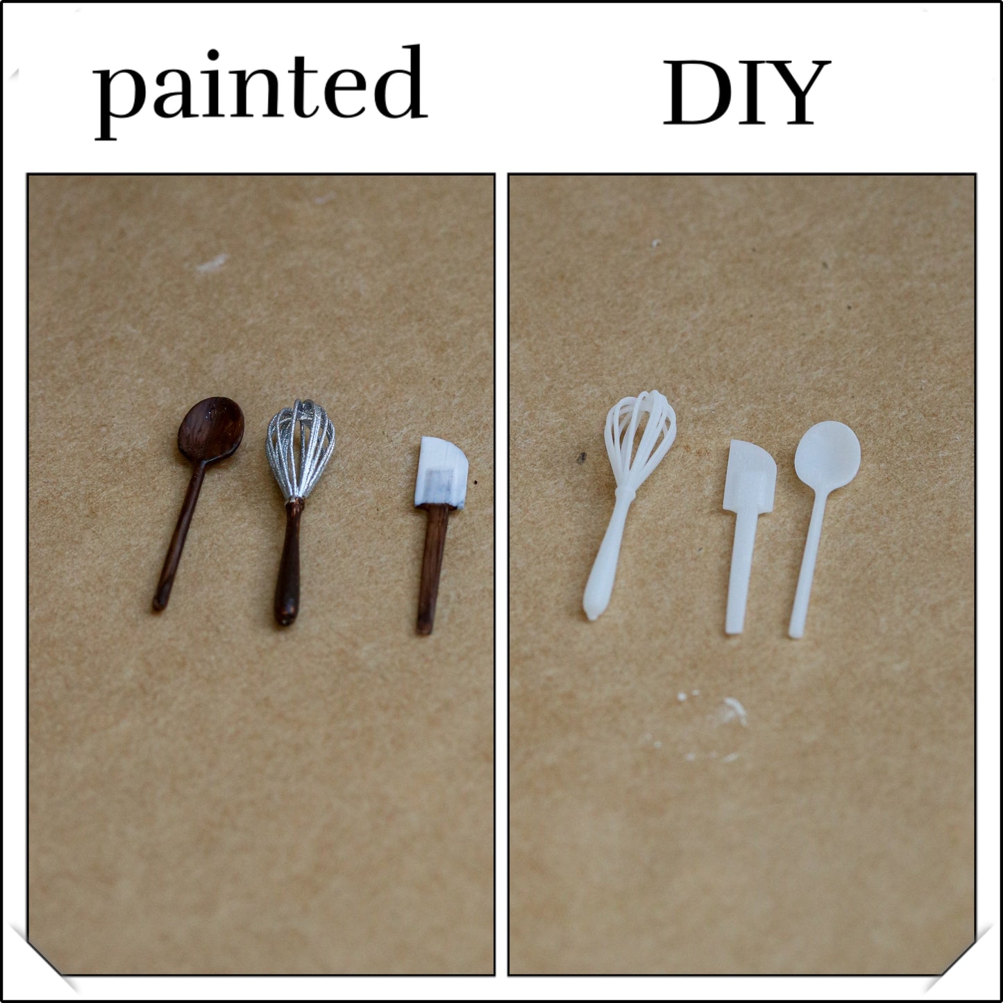 Baking set: whisk, wooden spoon, dough scraper