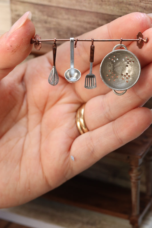 Pfannenwender, Schöpfer und Schneebesen