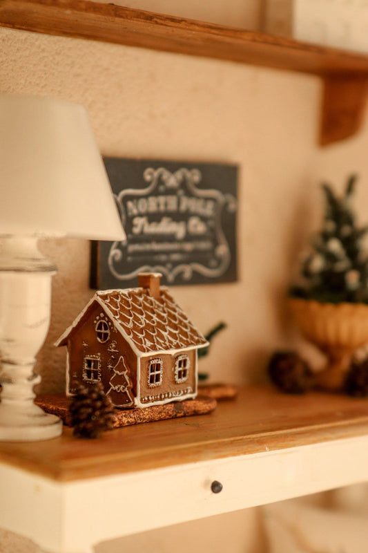 1:12 miniature dollhouse gingerbread house 3d printed